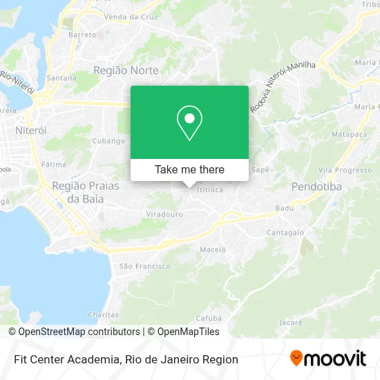 Fit Center Academia map
