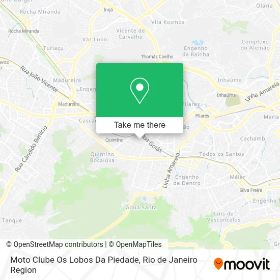 Moto Clube Os Lobos Da Piedade map