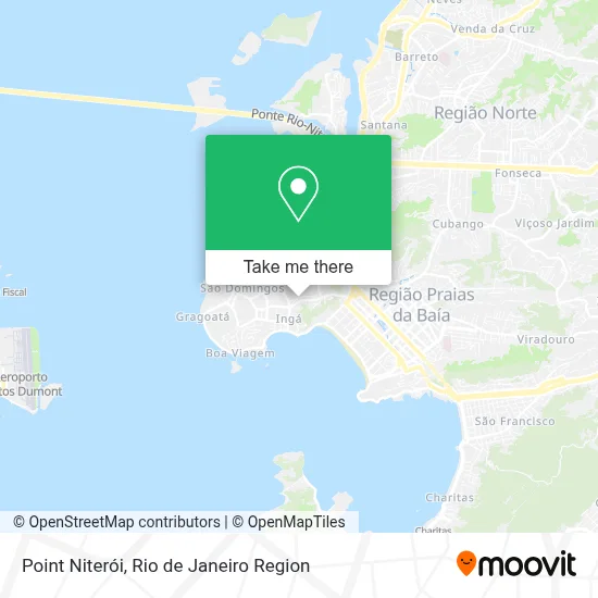 Point Niterói map