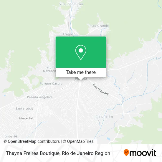 Thayna Freires Boutique map