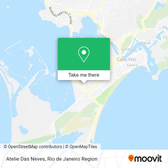 Atelie Das Neves map