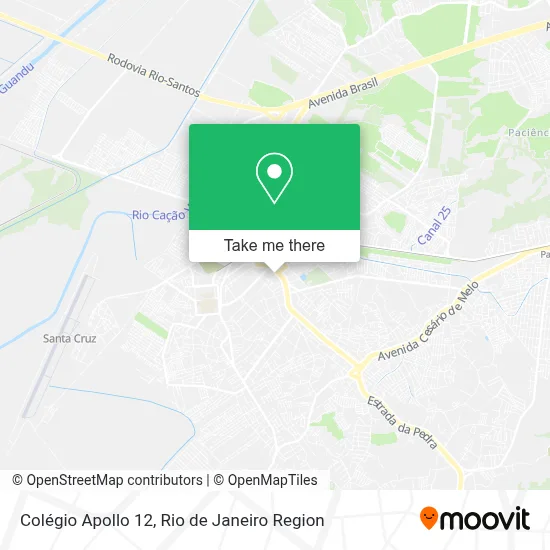 Colégio Apollo 12 map