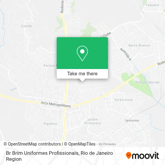 Br Brim Uniformes Profissionais map