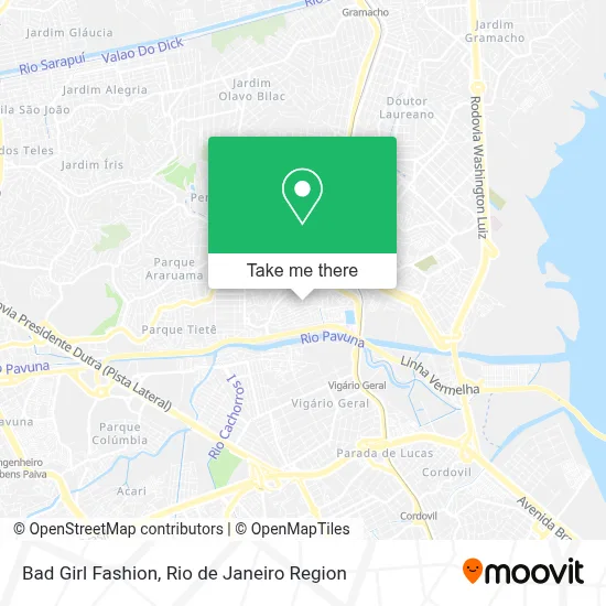 Bad Girl Fashion map
