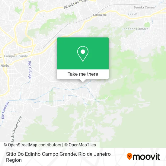 Sitio Do Edinho Campo Grande map