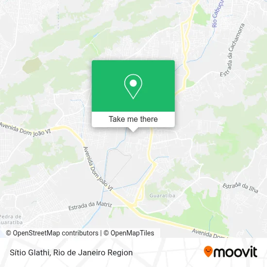 Sítio Glathi map