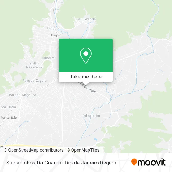 Salgadinhos Da Guarani map