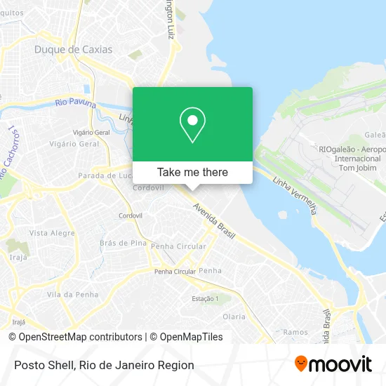 Posto Shell map