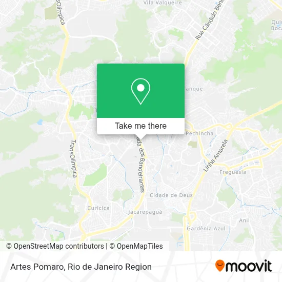 Artes Pomaro map