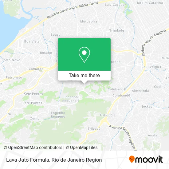 Lava Jato Formula map