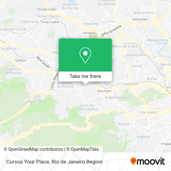 Cursos Your Place map