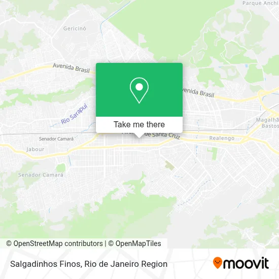 Salgadinhos Finos map