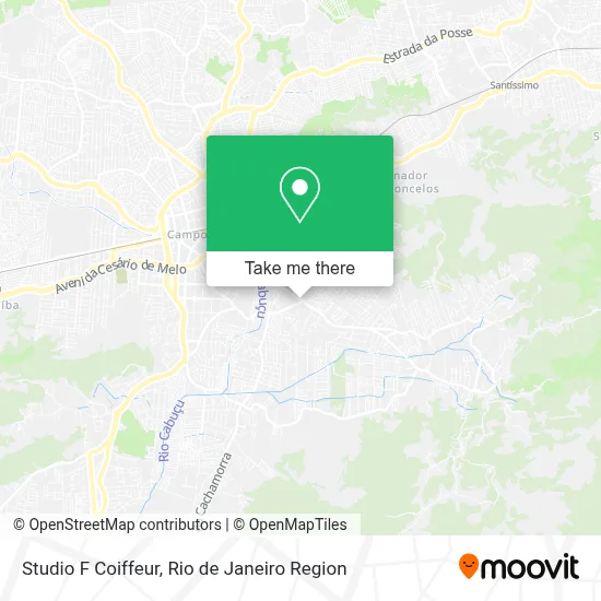 Studio F Coiffeur map