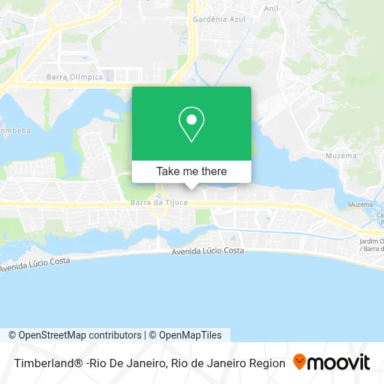 Timberland® -Rio De Janeiro map