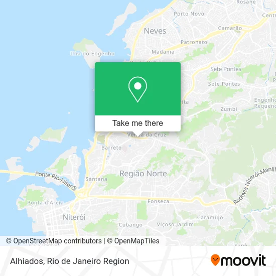 Alhiados map