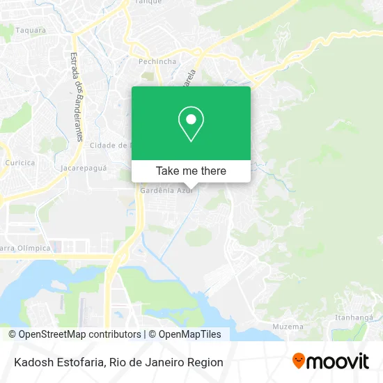 Kadosh Estofaria map