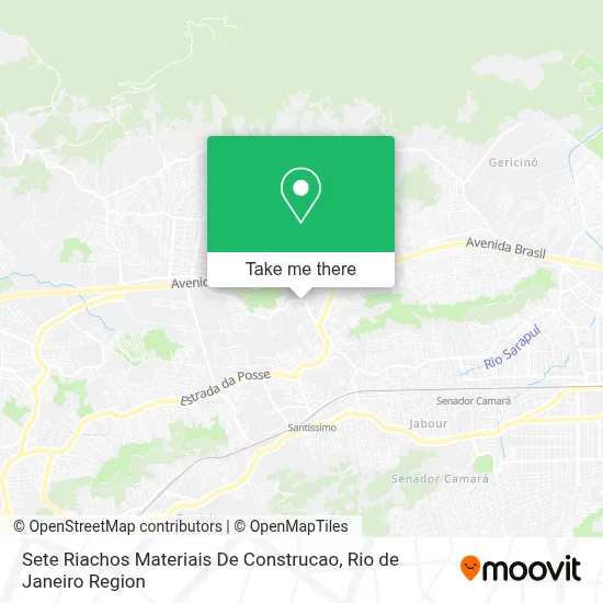Sete Riachos Materiais De Construcao map
