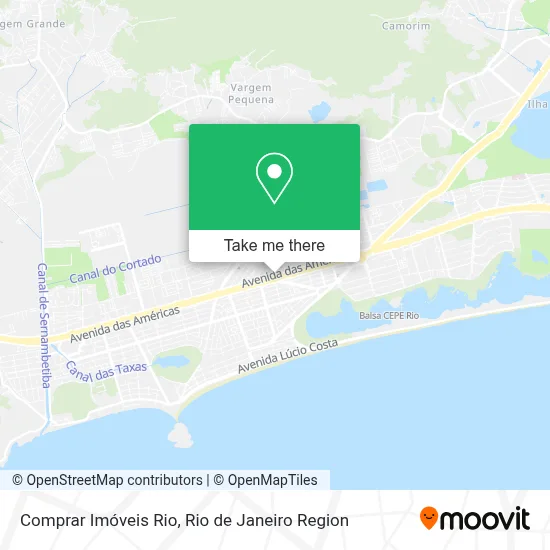 Comprar Imóveis Rio map