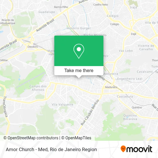 Amor Church - Med map