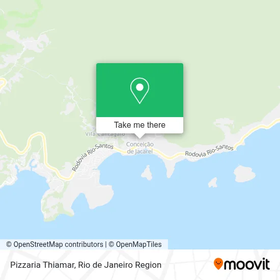 Pizzaria Thiamar map