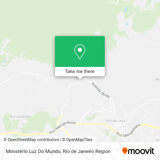 Ministério Luz Do Mundo map