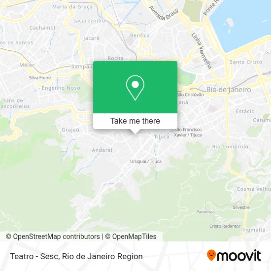 Teatro - Sesc map