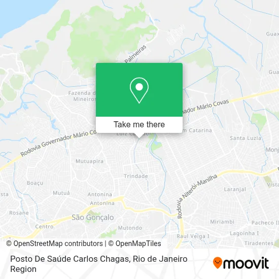 Posto De Saúde Carlos Chagas map