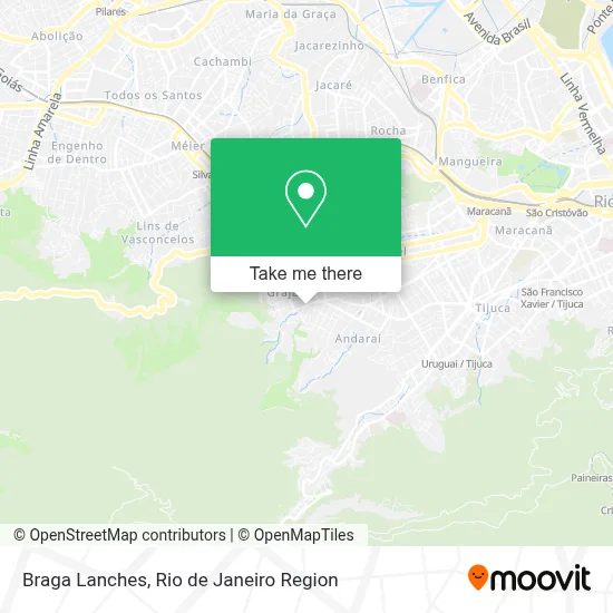 Braga Lanches map