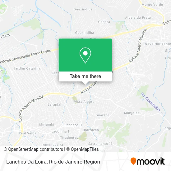 Lanches Da Loira map