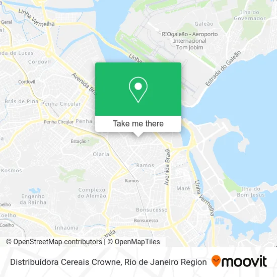 Distribuidora Cereais Crowne map