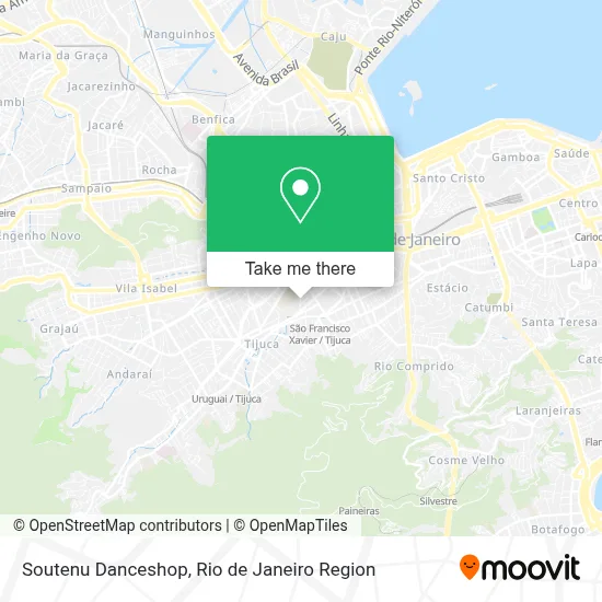 Soutenu Danceshop map