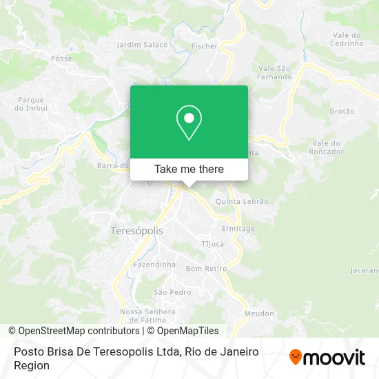 Posto Brisa De Teresopolis Ltda map