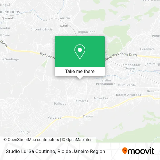 Studio Lui'Sa Coutinho map