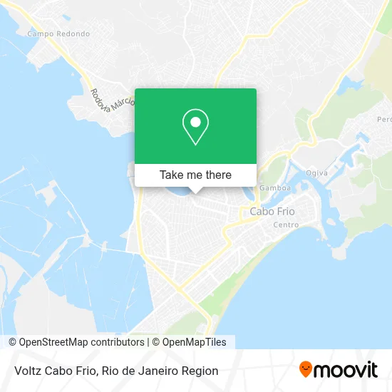 Voltz Cabo Frio map