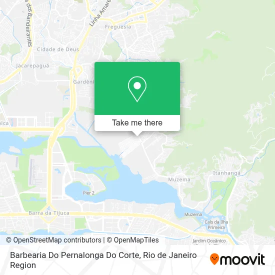 Barbearia Do Pernalonga Do Corte map