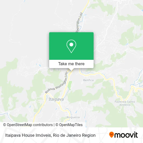 Itaipava House Imóveis map