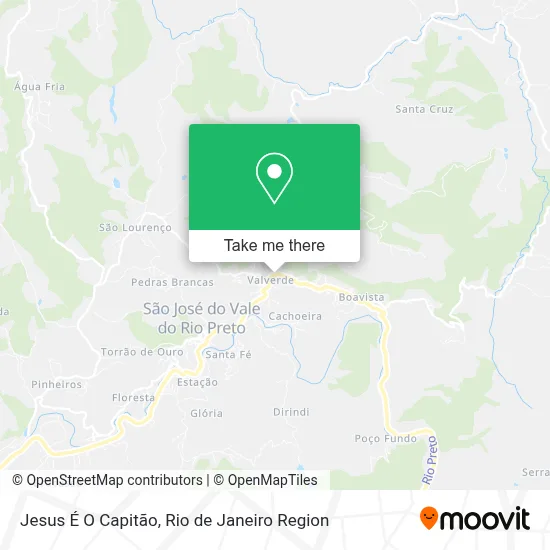 Jesus É O Capitão map