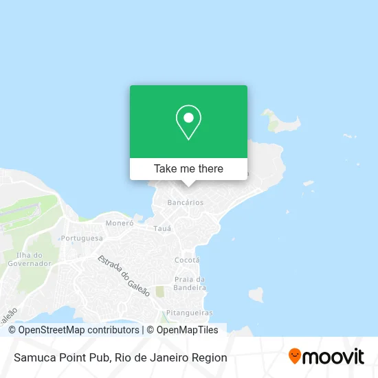 Samuca Point Pub map