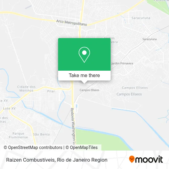 Raizen Combustíveis map