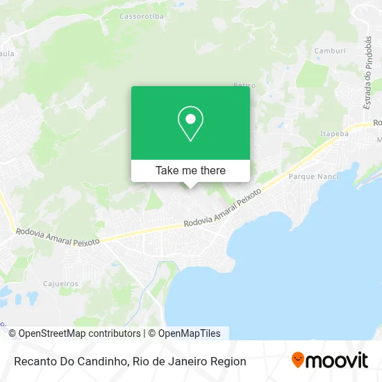 Recanto Do Candinho map