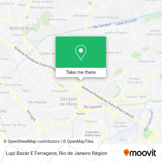 Lupi Bazar E Ferragens map