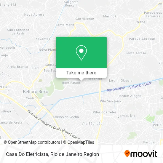 Casa Do Eletricista map