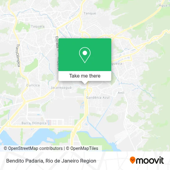 Bendito Padaria map