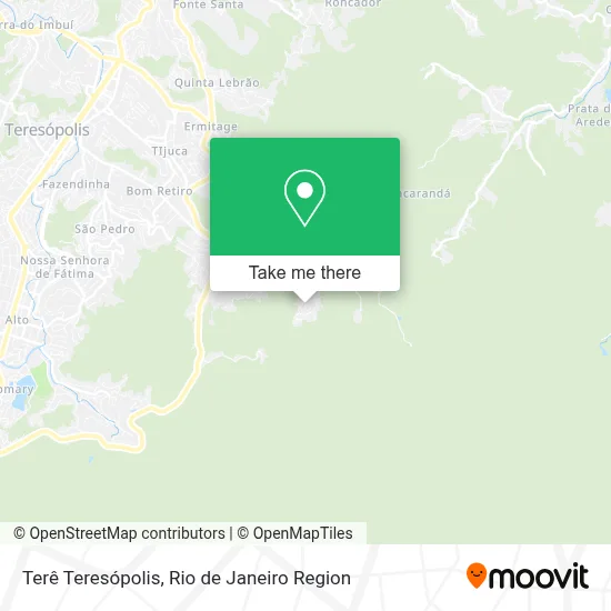 Terê Teresópolis map