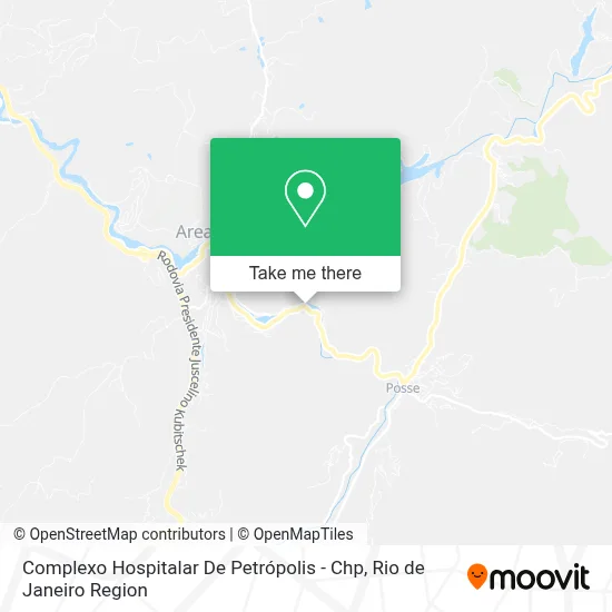 Complexo Hospitalar De Petrópolis - Chp map