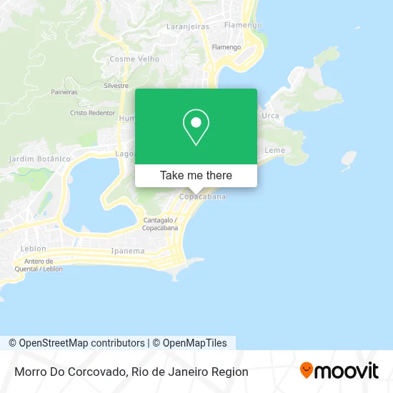 Morro Do Corcovado map