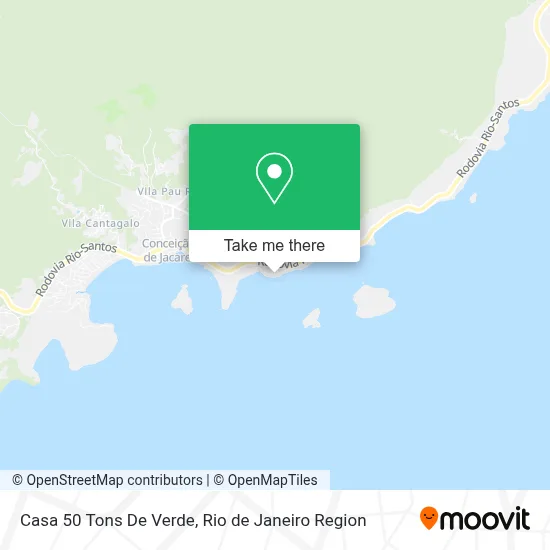 Casa 50 Tons De Verde map
