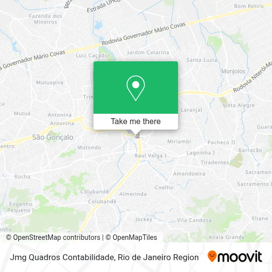 Jmg Quadros Contabilidade map