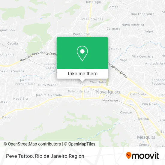 Peve Tattoo map