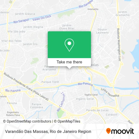 Varandão Das Massas map